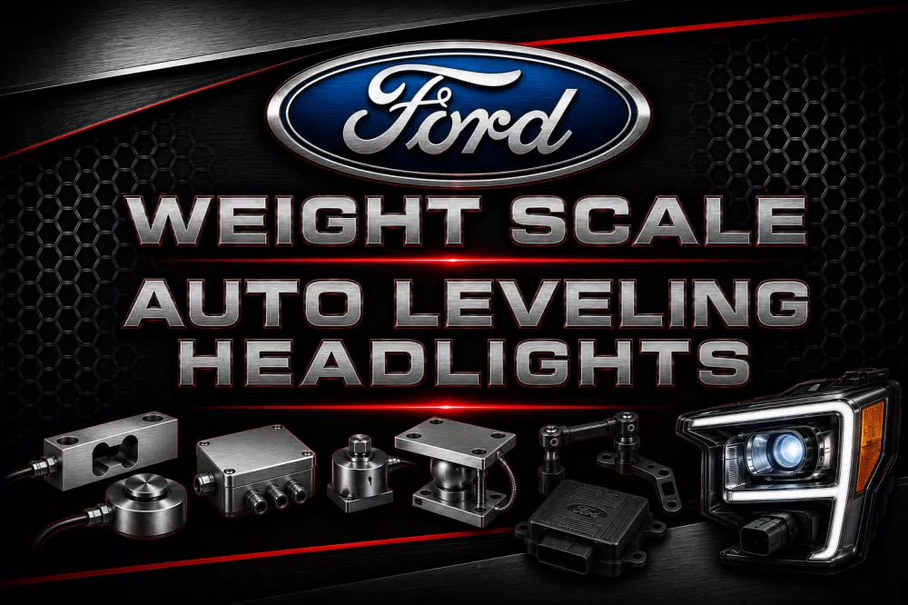 2023+ SUPERDUTY WEIGHT SCALE & AUTO LEVEL HEADLIGHTS