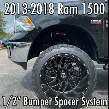 2013-2018 Ram 1500 1/2" Bumper Spacer System