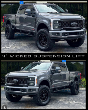 2023+ FORD F-250/F-350 4" SUSPENSION LIFT