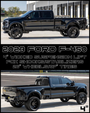 2023+ FORD F-450/550 4" SUSPENSION LIFT